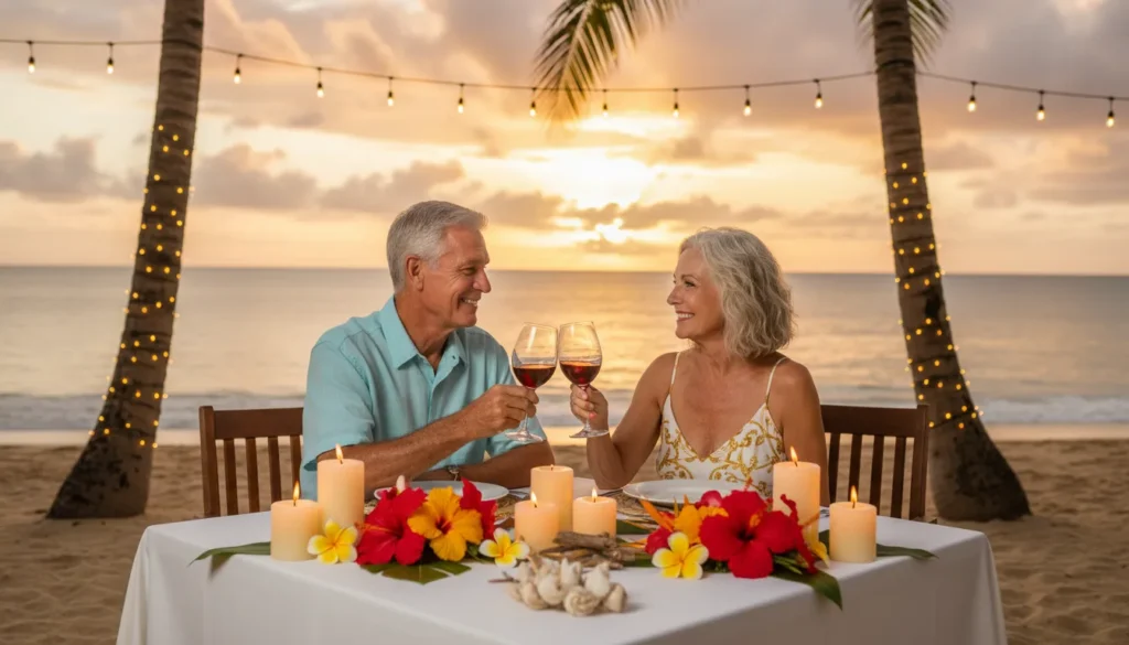 Christmas on a Beach for Retirees