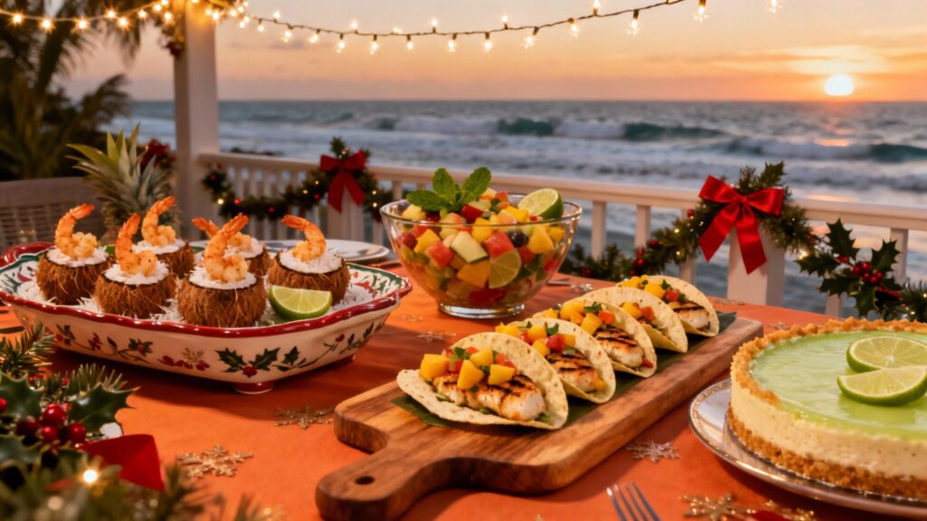 christmas on a beach