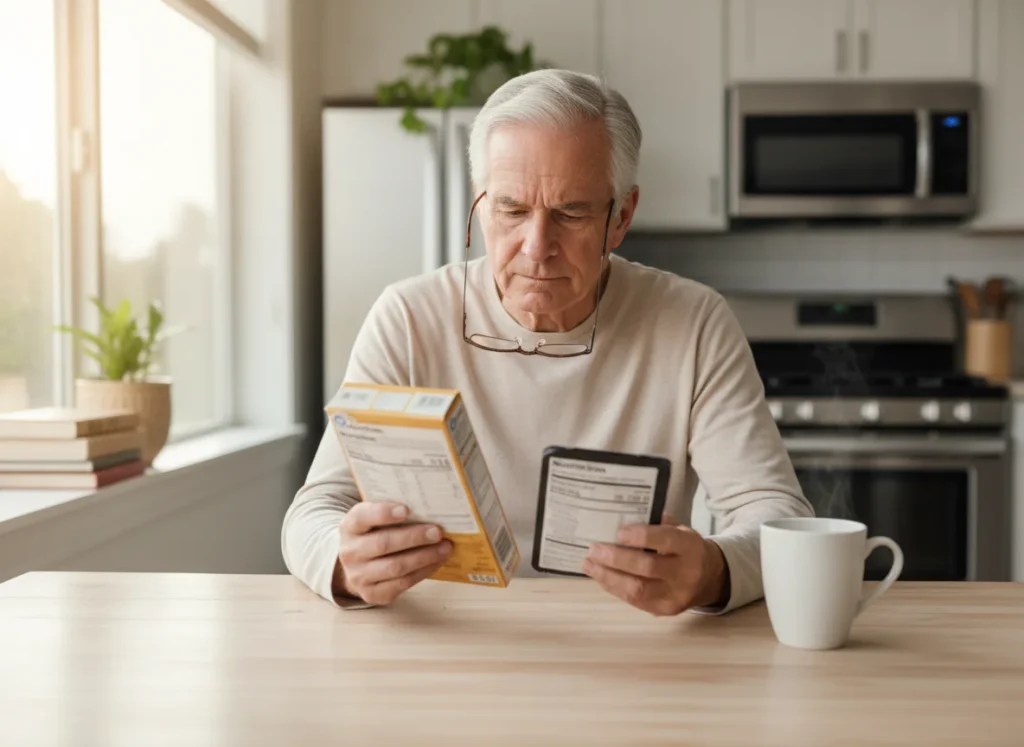 Nutrition Facts Label for Retirees