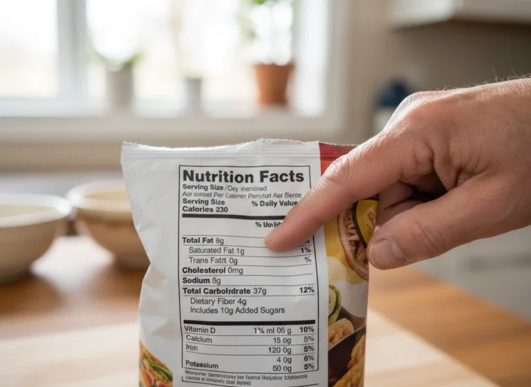 Nutrition Facts Label for Retirees