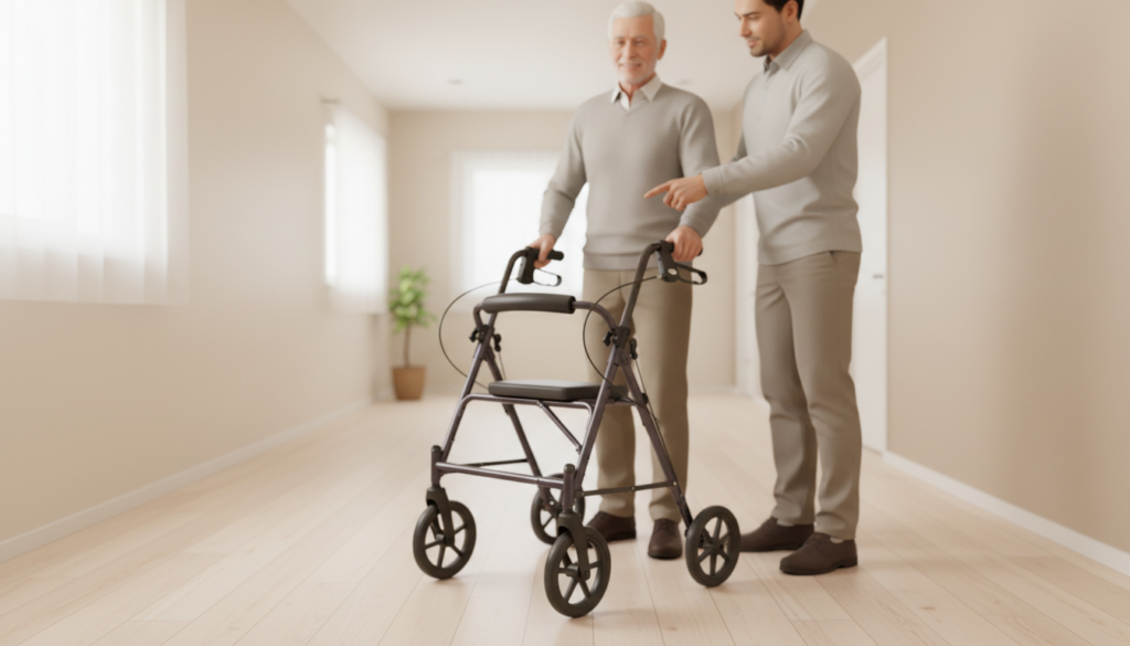 Brake Maintenance for Four-Wheeled Walkers