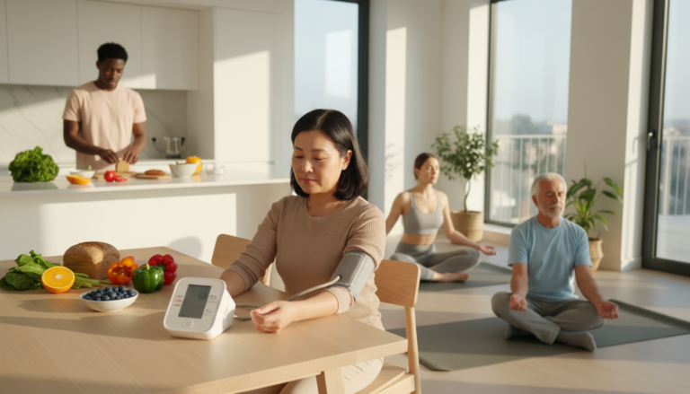 how long does it take to lower blood pressure with lifestyle changes