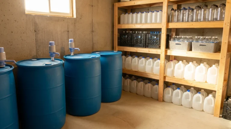 how to store water prepper